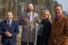Na zdjęciu: prezydent Robert Szewczyk (drugi od lewej), zastępczyni prezydenta Justyna Sarna-Pezowicz (druga od prawej), wójt gminy Gietrzwałd Jan Kasprowicz (pierwszy z prawej) oraz wójt gminy Jonkowo, Jacek Jatkiewicz