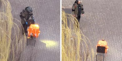 Artykuł: Kurier Pyszne.pl postawił olsztyńskie służby na nogi [ZDJĘCIA]