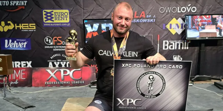 Policjant z Gołdapi mistrzem Europy w sportach siłowych