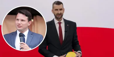Marcin Możdżonek poparł Sławomira Mentzena i zrobiła się afera. W tle spot z komentatorami TVP i Polsatu