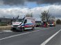Na DK16 karetka najechała na tył ciężarówki