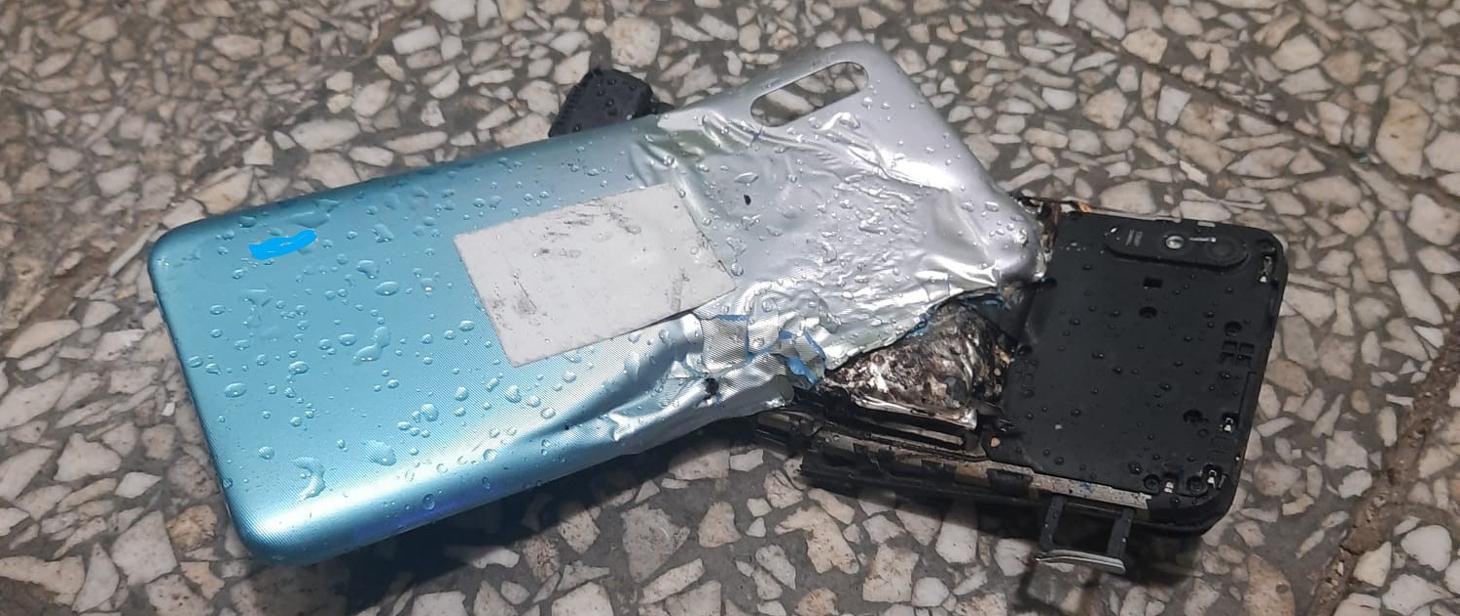 Wybuch telefonu w iławskim szpitalu. W ruch poszła gaśnica!