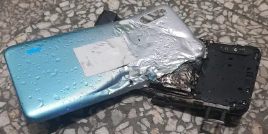 Wybuch telefonu w iławskim szpitalu. W ruch poszła gaśnica!