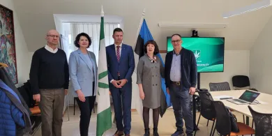 Delegacja z Dywit z wizytą u partnera w estońskim Kanepi