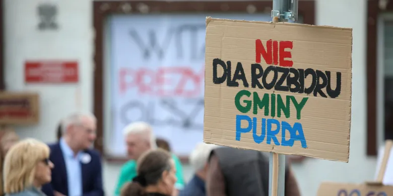 Mieszkańcy gminy Purda powiedzieli "NIE" zmianie granic