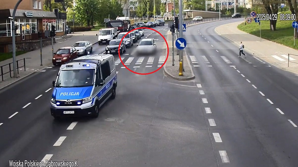 Jechali "na bombach" przez Olsztyn, żeby pomóc kobiecie w ciąży [WIDEO]