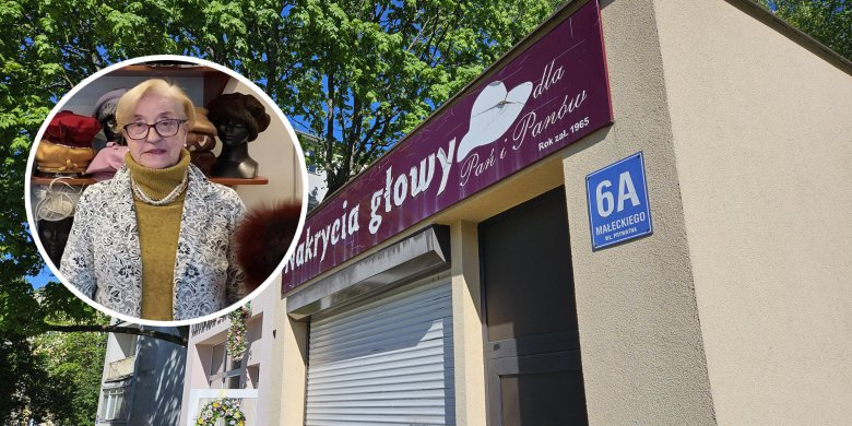 Po 60 latach pani Wanda zamyka pracownię kapeluszy na olsztyńskim Zatorzu