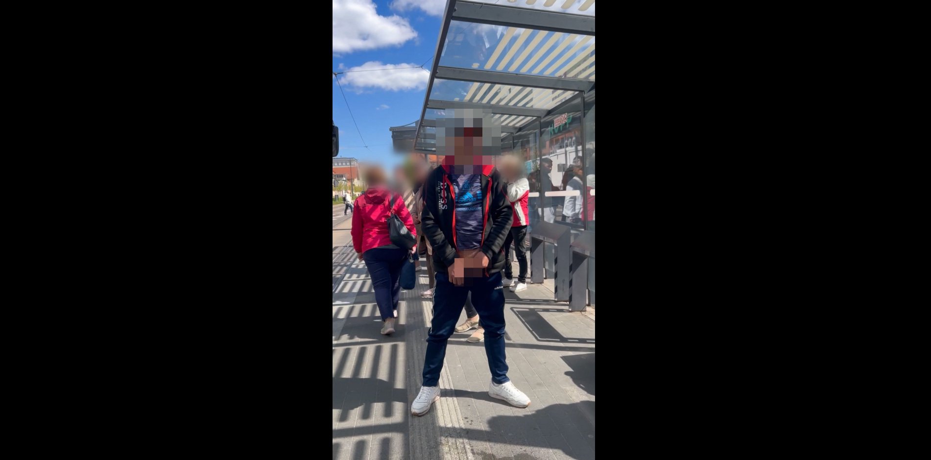 Obsceniczne sceny w samym centrum Olsztyna [WIDEO]