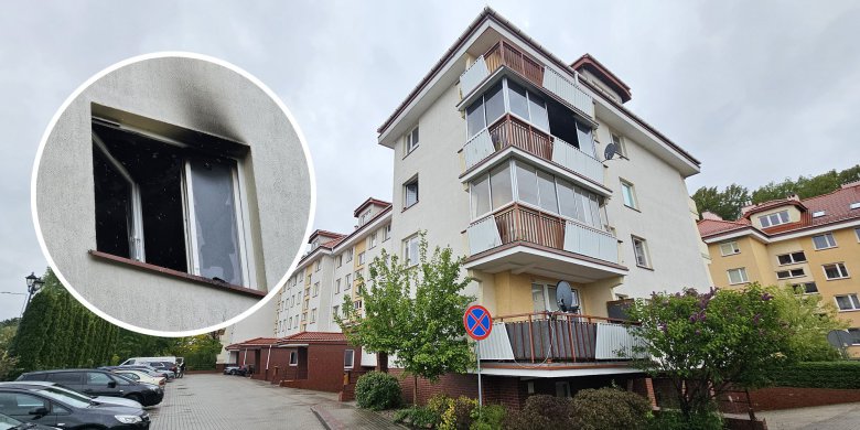 Osiedle Generałów. Pożar mieszkania przy ulicy Popiełuszki