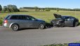 Pod piszem doszło do czołowego zderzenia dwóch pojazdów. Do szpitala trafiły trzy osoby