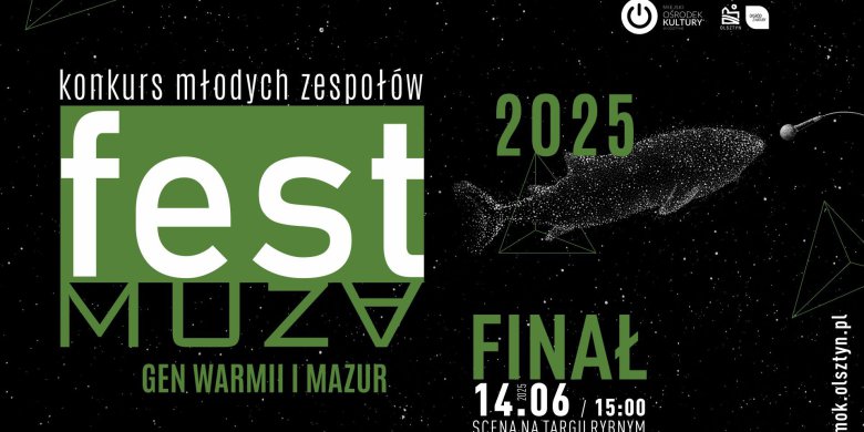 Znamy finałową szóstkę Fest Muzy 2025! Gen Warmii i Mazur ma muzyczną moc