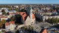 Centrum Olsztyna z lotu ptaka