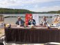 Od lewej: Jacek Kasprzyk (PZPS), Marcin Kuchciński (marszałek Warmii i Mazur) oraz Tomasz Dowgiałło (dyrektor turnieju w Starych Jabłonkach)