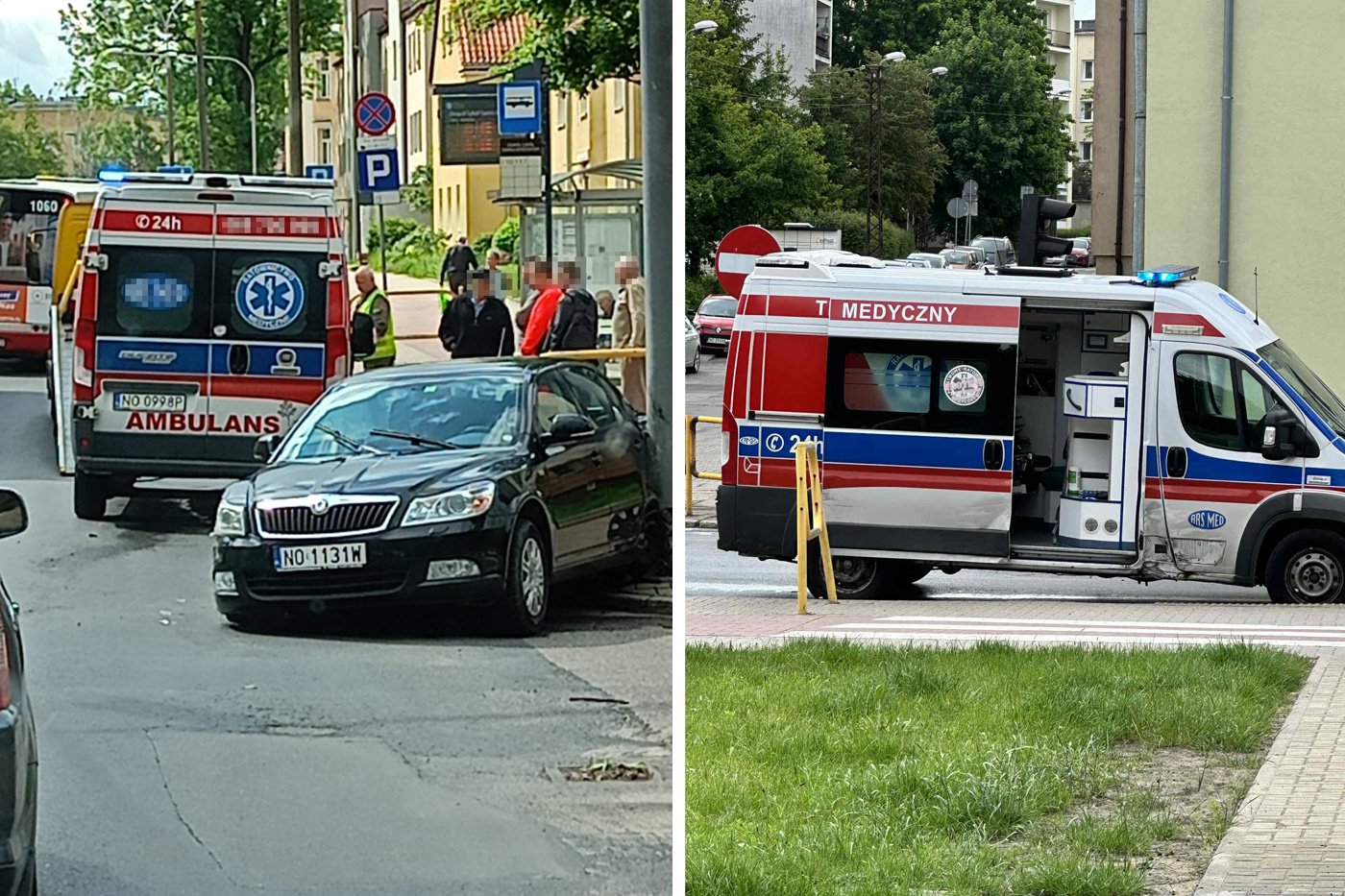 Osiedle Wojska Polskiego. Karetka sanitarna zderzyła się "osobówką"