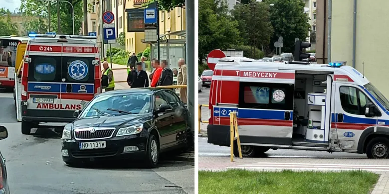 Osiedle Wojska Polskiego. Karetka sanitarna zderzyła się "osobówką"