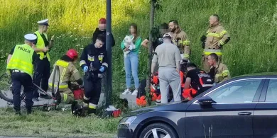 Olsztyn. Pijana 19-latka nabiła sobie guza na hulajnodze