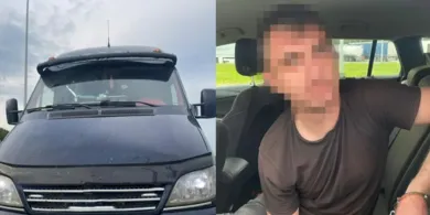 Powiat ełcki. 30-letni Ukrainiec przemycał migrantów do Polski [WIDEO]
