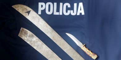 Artykuł: Gmina Iława. 24-latek przyjechał do księdza "porozmawiać". Miał maczety i nóż