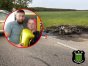 Kadr z miejsca wypadku, w którym zginęli Marta i Marek