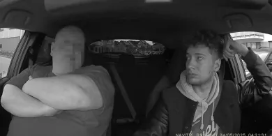 Groził taksówkarzowi w Olsztynie śmiercią. Wszystko dla 16 zł. Mamy nagranie! [WIDEO]