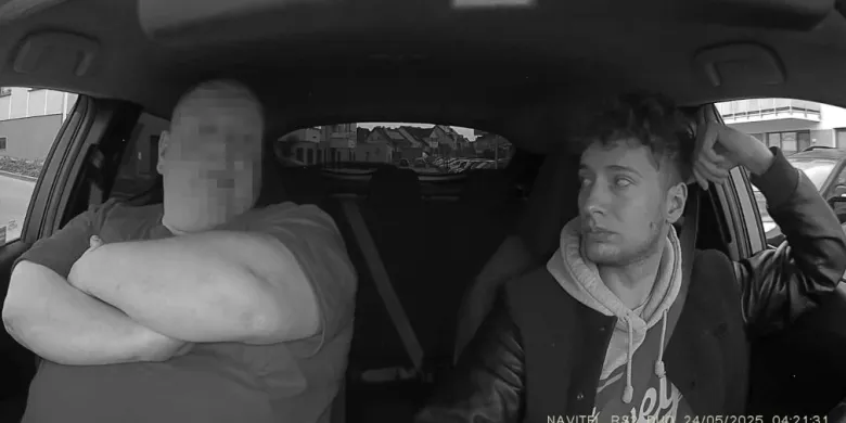 Groził taksówkarzowi w Olsztynie śmiercią. Wszystko dla 16 zł. Mamy nagranie! [WIDEO]