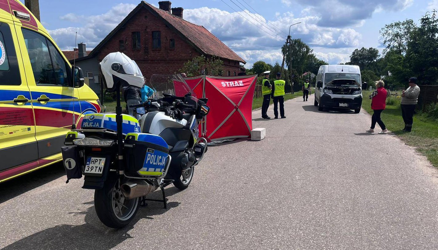 Tragedia pod Nidzicą. Kierowca busa śmiertelnie potrącił 89-latkę [AKTUALIZACJA]