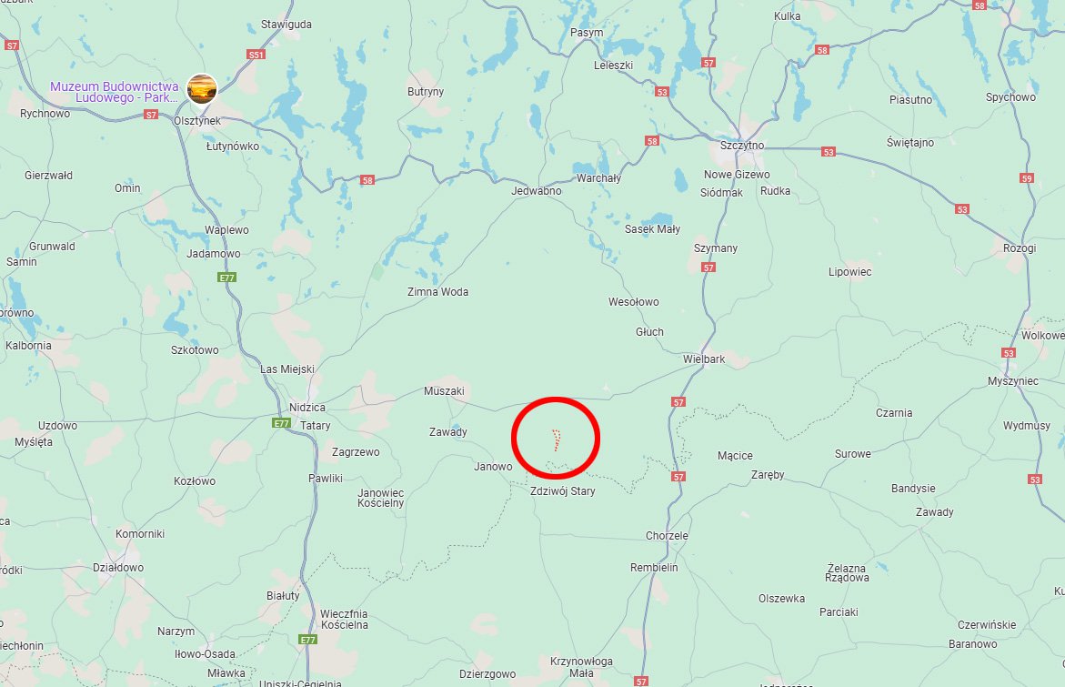 Tragedia pod Nidzicą. Kierowca osobówki śmiertelnie potrącił 89-latkę