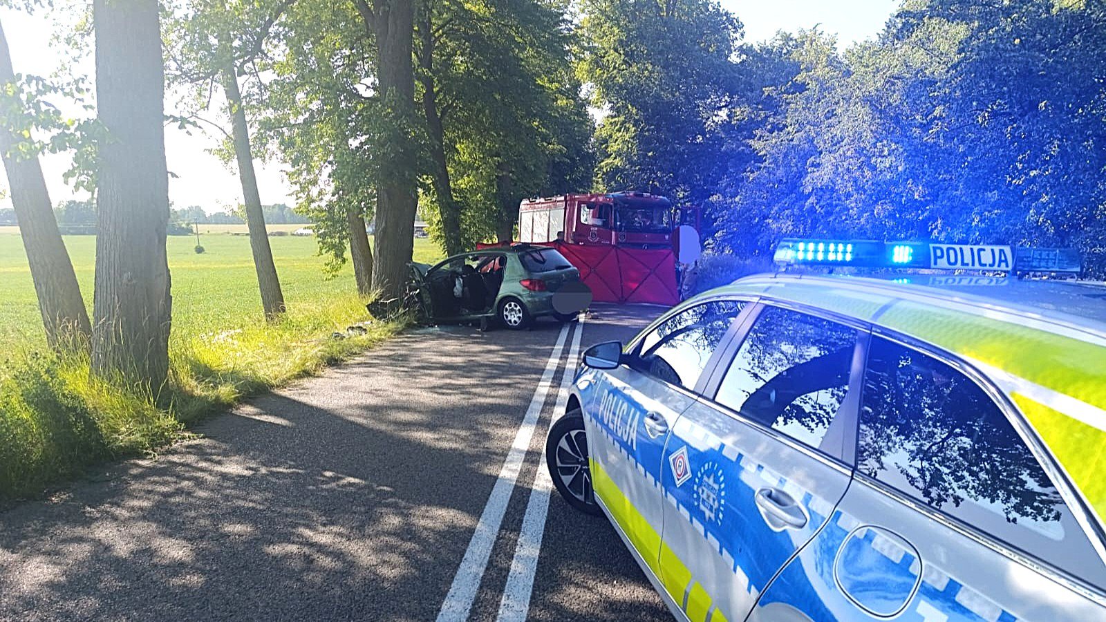 Tragiczny wypadek pod Kętrzynem. Na miejscu lądowało LPR