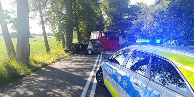 Artykuł: Tragiczny wypadek pod Kętrzynem. Na miejscu lądowało LPR