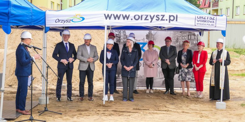 Orzysz dba o przyszłość lokalnej społeczności. Ruszyła budowa 38 mieszkań pod tani wynajem