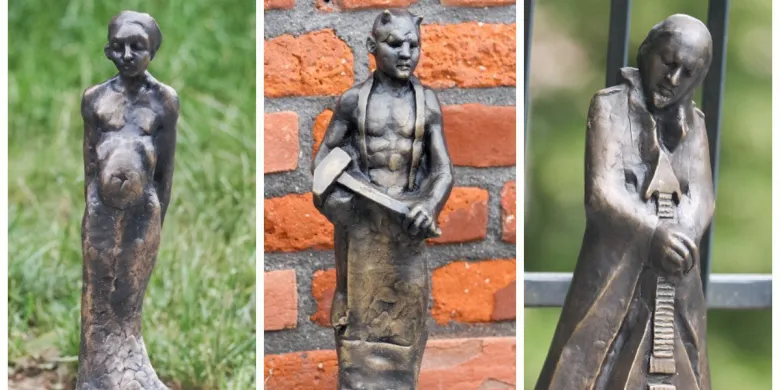 "Tropami baśni i legend z Warmii i Mazur". Wszystkie rzeźby są już dostępne w przestrzeni miasta [ZDJĘCIA, LOKALIZACJE]