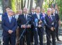 Od lewej: Włodzimierz Skalik, Grzegorz Braun, Roman Fritz i Sławomir Zawiślak