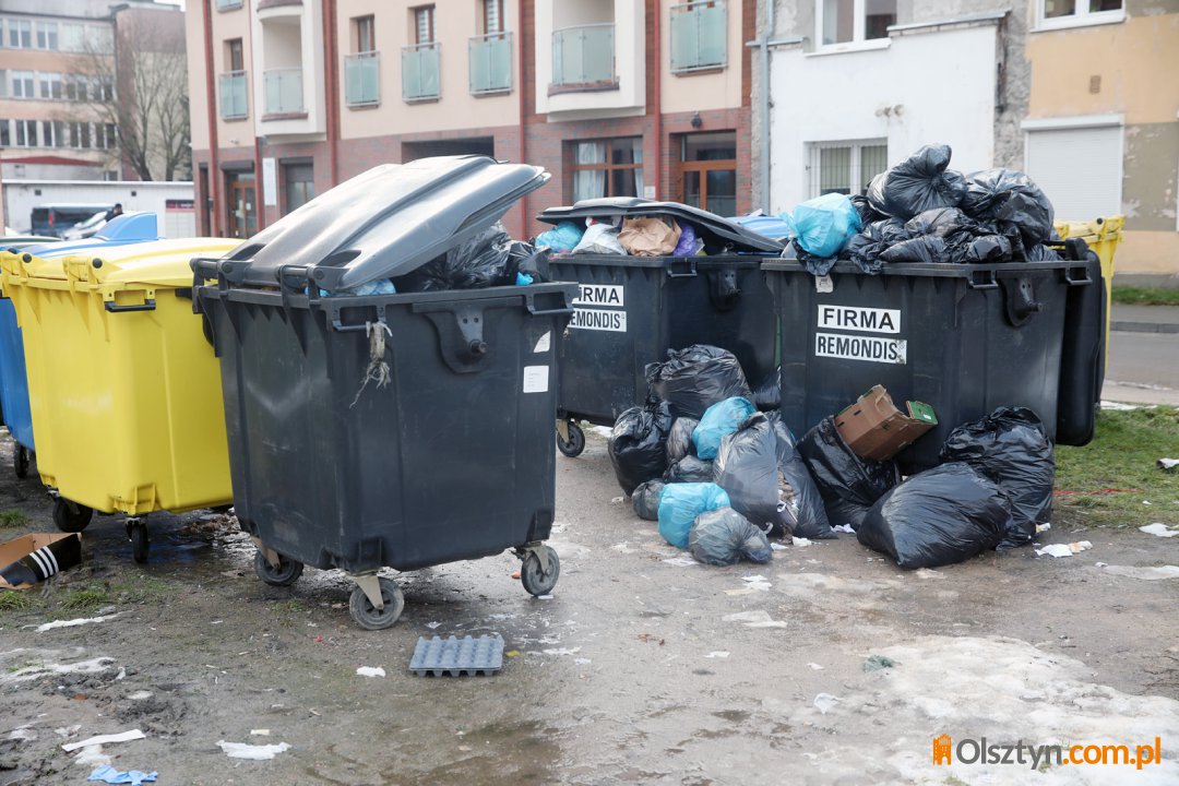 W 2024 roku mieszkańcy Olsztyna wyrzucili łącznie 54 tys. ton odpadów. To wzrost o 3 tys. ton