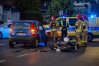 31-letni motocyklista został przewieziony do szpitala