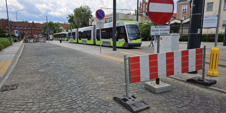W Olsztynie trwają gwarancyjne naprawy tramwajowe