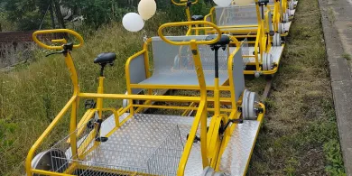 Nowa atrakcja Warmii i Mazur. Lidzbarska Kolej Drezynowa już działa