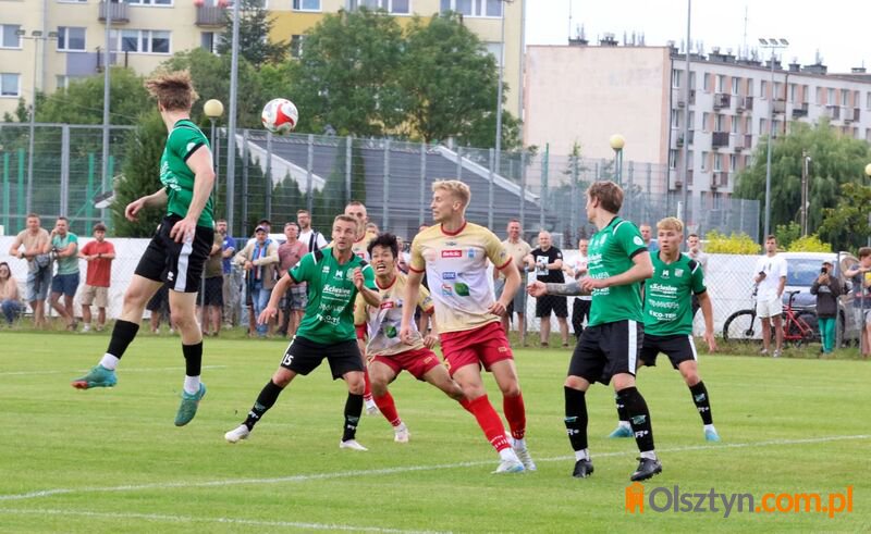 Piłkarze Stomilu testowali formę przed sezonem w Barczewie