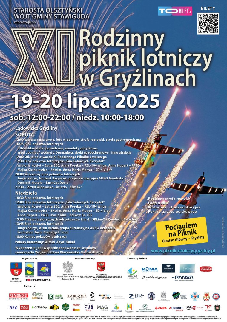 Zbliża się XI Rodzinny Piknik Lotniczy w Gryźlinach. Na jakie atrakcje mogą liczyć odwiedzający? [PEŁNY PROGRAM]