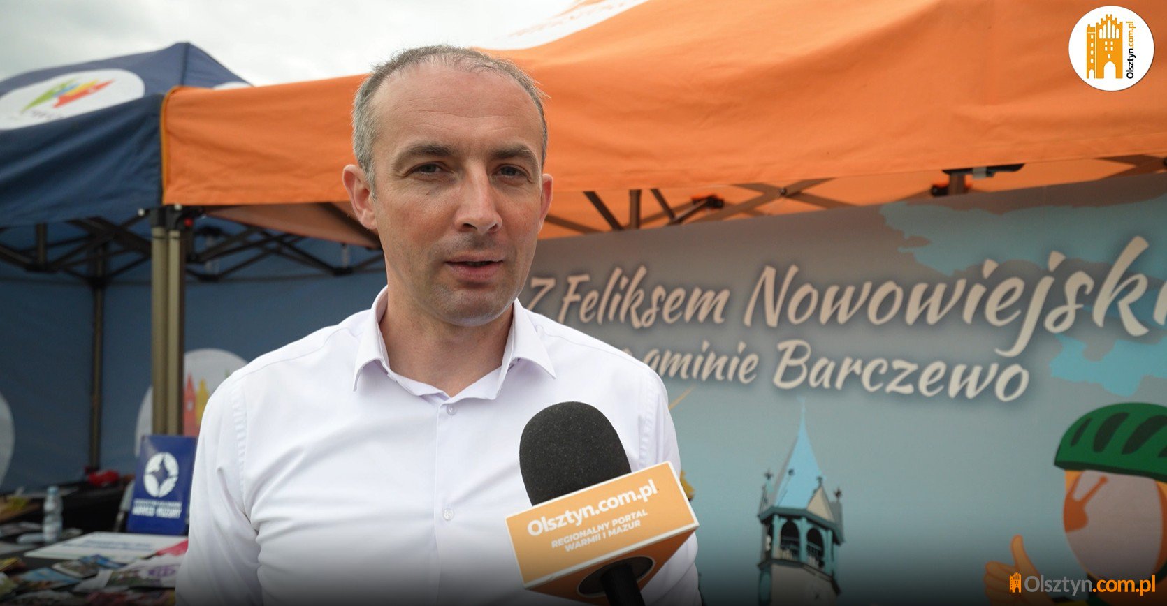 Barczewo partnerem Rodzinnego Pikniku Lotniczego w Gryźlinach. Burmistrz G. Matłoka o promocji i owocnej współpracy ze Stawigudą [WIDEO]