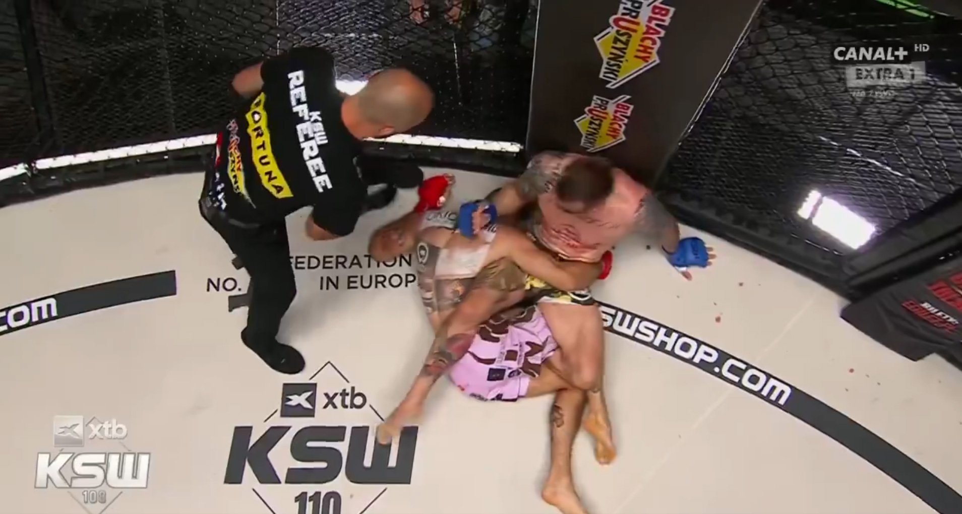 Niebezpieczna sytuacja na KSW w Olsztynie! To się nie powinno wydarzyć [WIDEO]