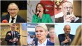 Na górze od lewej: Janusz Ciepliński, Ewa Wrochna, Paweł Dobrowolski. Na dole od lewej: Piotr Żuchowski, Wioletta Śląska-Zyśk i Waldemar Królikowski