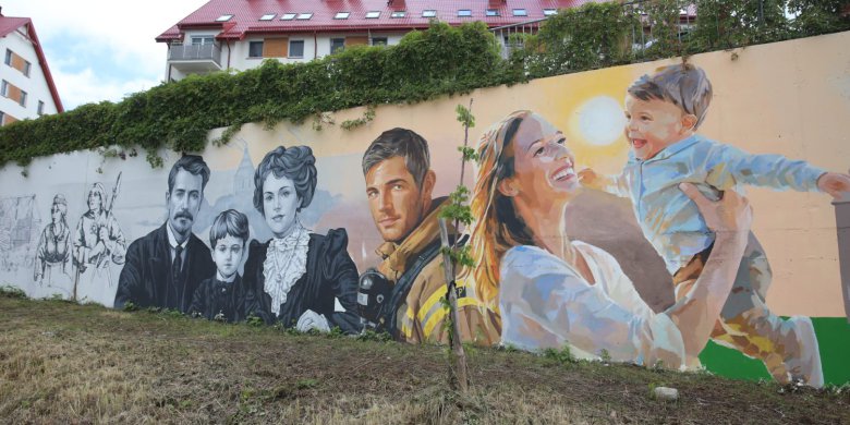 W Bartągu powstał mural z okazji 680-lecia wsi [ZDJĘCIA]