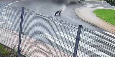 Artykuł: Sceny grozy w Lubawie. 12-latek na hulajnodze wjechał pod dostawczaka [WIDEO]