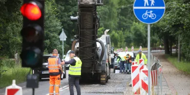 Będą utrudnienia przy wjeździe do Olsztyna podczas porannego szczytu
