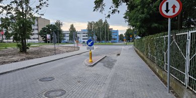 Artykuł: Skrzyżowanie ul. Kasprzaka z al. Obrońców Tobruku gotowe. Roboty przy nowym osiedlu w Olsztynie postępują