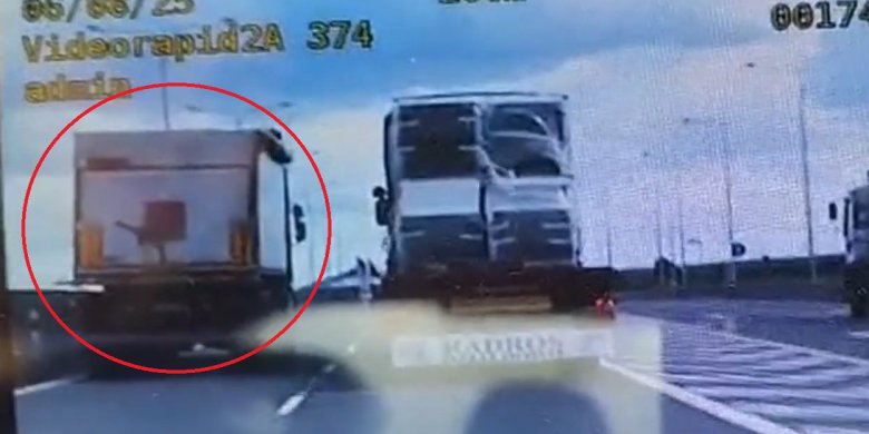 32-latek za wyprzedzanie ciężarówką na S7 słono ukarany przez olsztyńską drogówkę [WIDEO]