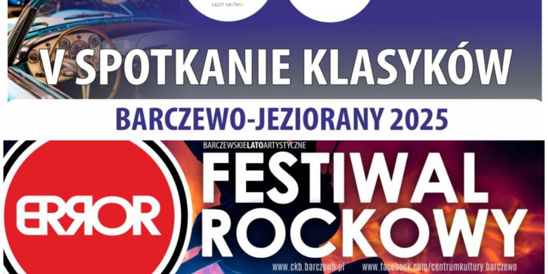 Piękne samochody i mocne rockowe granie w Barczewie