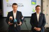 Od lewej: wójt gminy Stawiguda Michał Kontraktowicz i burmistrz Olsztynka, Robert Waraksa