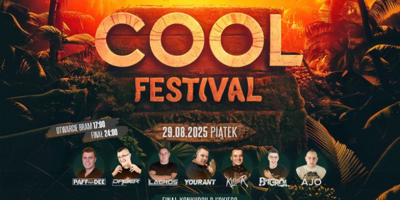 Barczewo żegna lato w rytmie muzyki. Cool Festival 2025 już pod koniec sierpnia