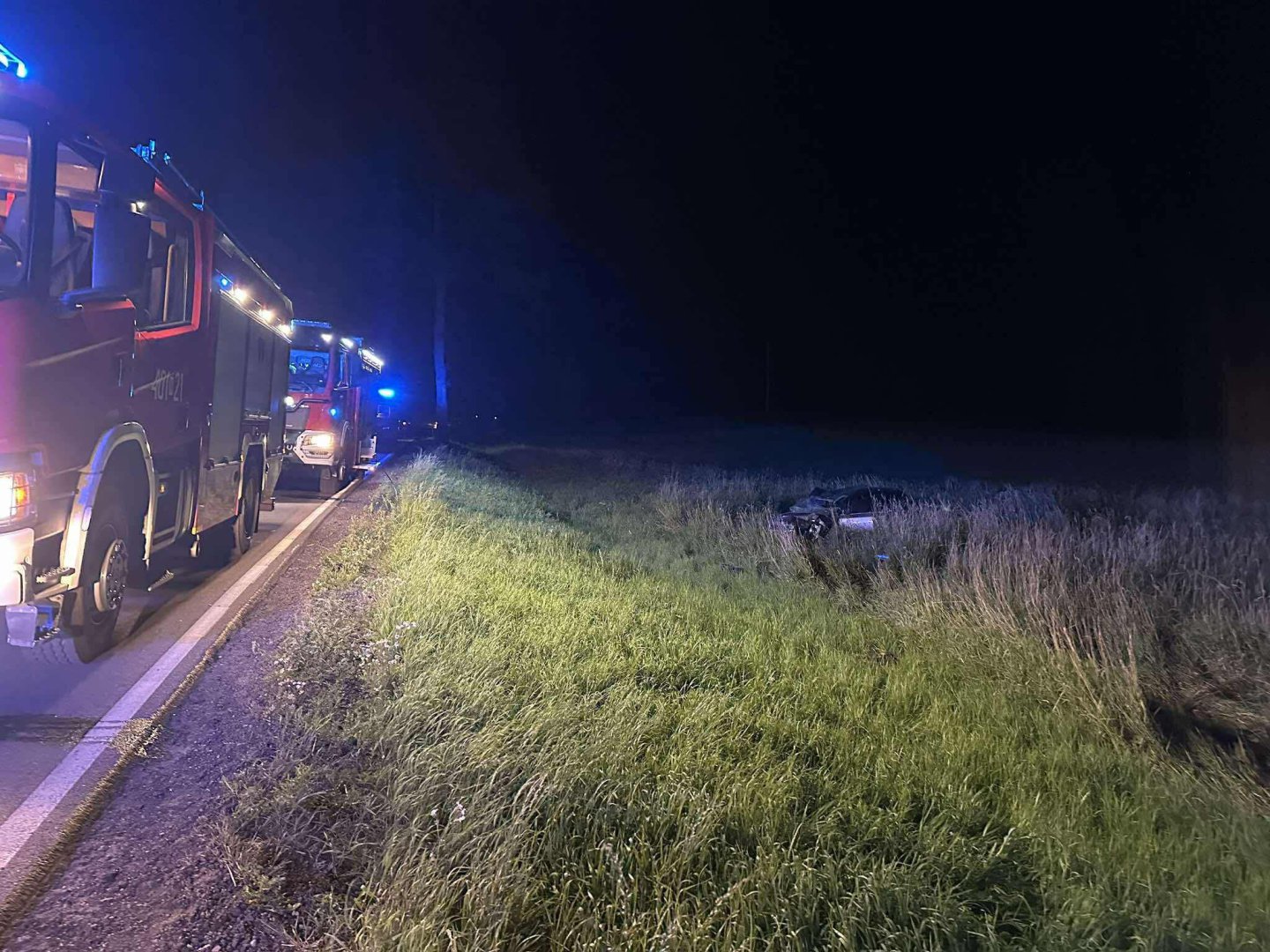 Powiat bartoszycki. W wypadku zginął strażak-ochotnik i jego 2-letni syn. Sprawca był pod wpływem alkoholu